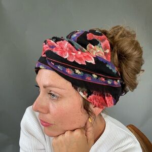 Vintage & very thick scarf - head-wrap/ headscarf